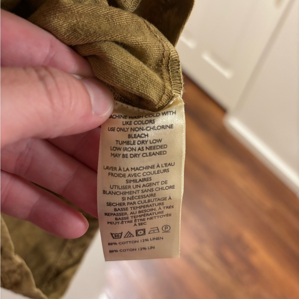 FREE PEOPLE Rhodes Chino Coverall in Wheat Fields NWOT - Picture 9 of 10